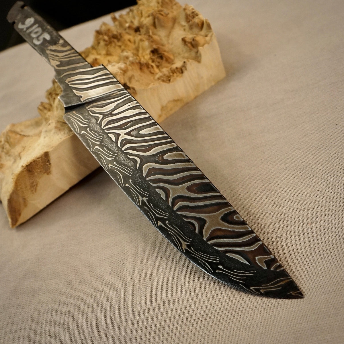 Damascus Steel Knive Blank  Arizona Ironwood LLC Knife & Gun