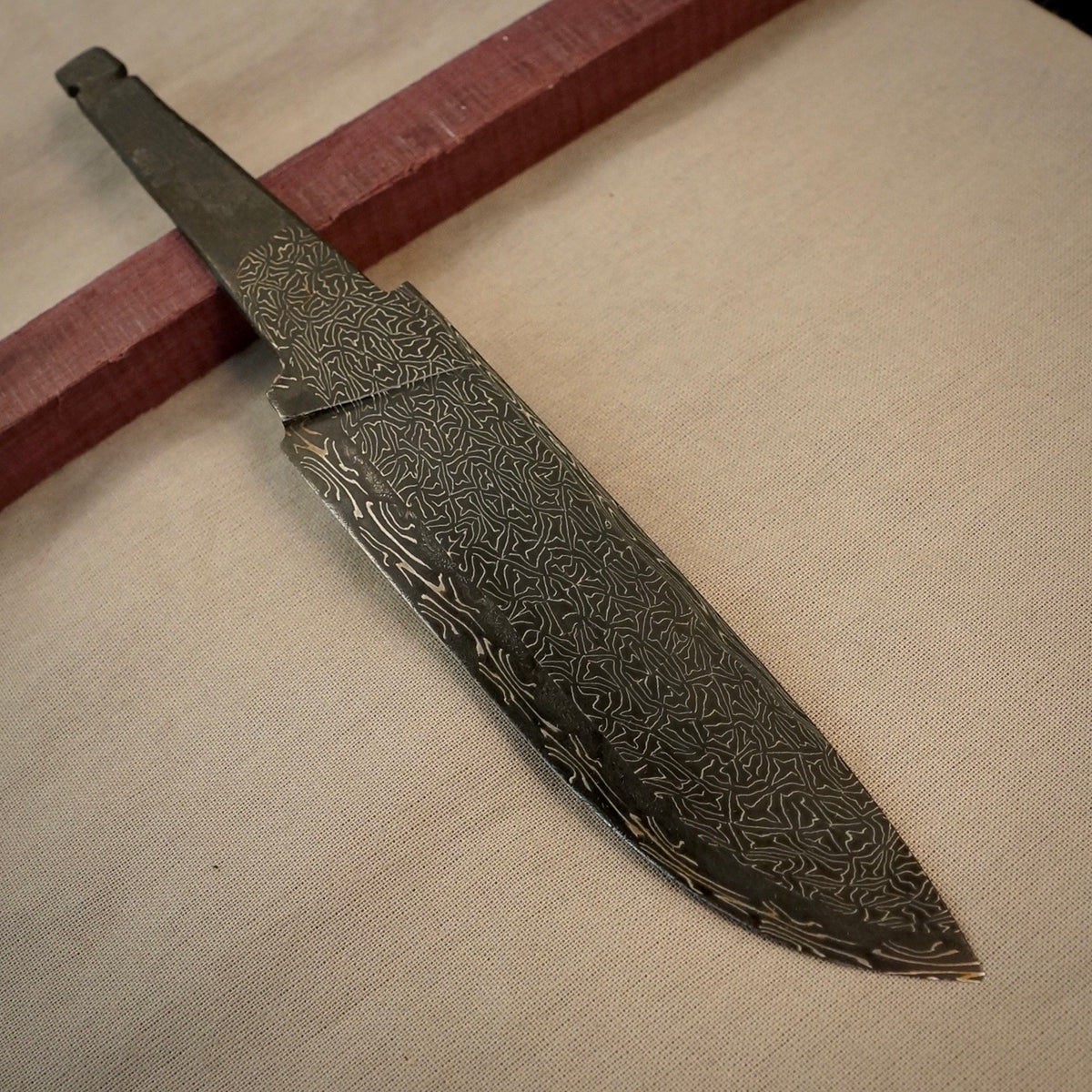 Custom Handmade Damascus Steel Blank Blade for Knife Making Supply (B –  SHARD BLADE