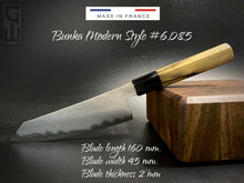 Charger l&#39;image dans la galerie, BUNKA Japanese Style Kitchen Knife, Author&#39;s work. For Custom-made only!