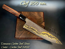 Laden Sie das Bild in den Galerie-Viewer, CHEF 200 mm, Japanese Style Kitchen Knife, Author&#39;s work, Single copy. #6.094