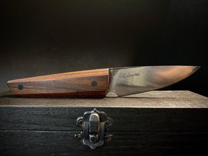 STEAK Knife, Universal, Forged San Mai Steel, Author's work, Single copy. #6.097