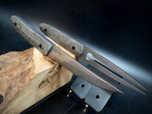 Cargar imagen en el visor de la galería, KWAIKEN, Japanese Style. Set Steak &amp; BBQ Knife and Fork, Steel D2. #6.082