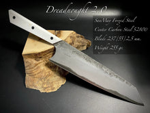 Load image into Gallery viewer, CHEF 237 mm, Kitchen Knife French Style, San Mai Steel, Author&#39;s work. #6.105