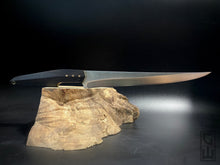 Laden Sie das Bild in den Galerie-Viewer, Kitchen Knife Sirloin &quot;Barracuda&quot; 200 mm. Steel D2, Limited Edition. France Stock.