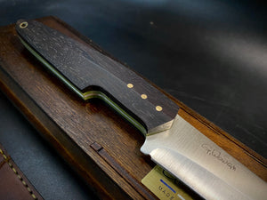 Kitchen Knife Sirloin "Barracuda" 200 mm. Steel D2, Limited Edition. France Stock.