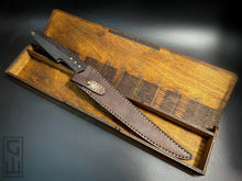 Laden Sie das Bild in den Galerie-Viewer, Kitchen Knife Sirloin &quot;Barracuda&quot; 200 mm. Steel D2, Limited Edition. France Stock.