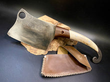 Load image into Gallery viewer, HATCHET Hand Forged, Kitchen Chopping Axe, Meat Cleaver &quot;Rhino&quot;