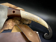 Load image into Gallery viewer, HATCHET Hand Forged, Kitchen Chopping Axe, Meat Cleaver &quot;Rhino&quot;