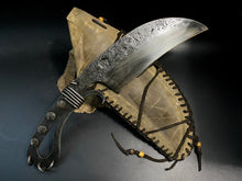 Load image into Gallery viewer, Hand Forged, Huge Brutal Knife, a Collector&#39;s Item.&quot;Mesozoic&quot;