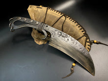 Load image into Gallery viewer, Hand Forged, Huge Brutal Knife, a Collector&#39;s Item.&quot;Mesozoic&quot;