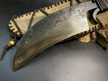 Load image into Gallery viewer, Hand Forged, Huge Brutal Knife, a Collector&#39;s Item.&quot;Mesozoic&quot;