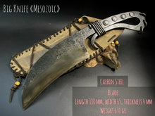 Load image into Gallery viewer, Hand Forged, Huge Brutal Knife, a Collector&#39;s Item.&quot;Mesozoic&quot;