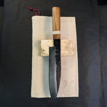 Load image into Gallery viewer, SANTOKU &quot;Savage VI&quot; Japanese Kitchen Knife, 186 mm, Forge Carbon Steel - IRON LUCKY